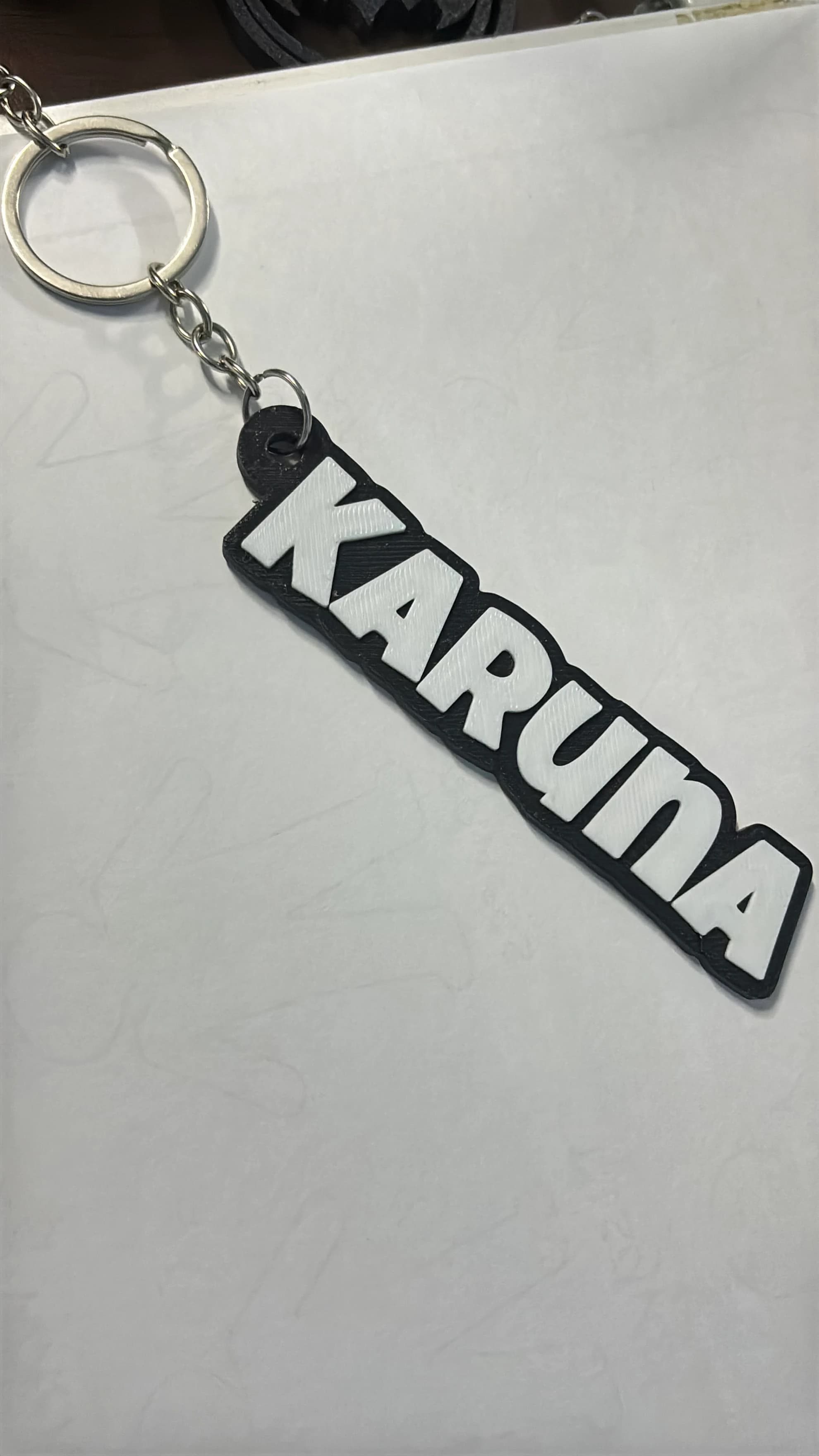 Customized Name Keyring